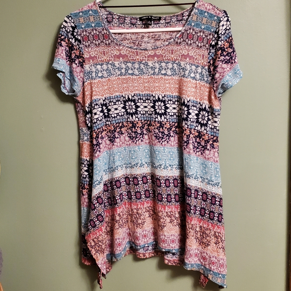 Cable and Gauge Tunic Tee